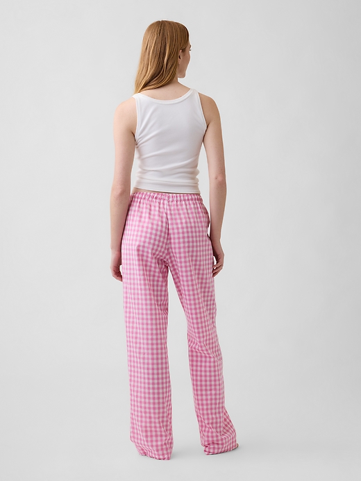 L'image numéro 2 présente Pantalon de pyjama en popeline