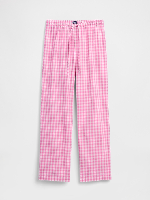 L'image numéro 4 présente Pantalon de pyjama en popeline