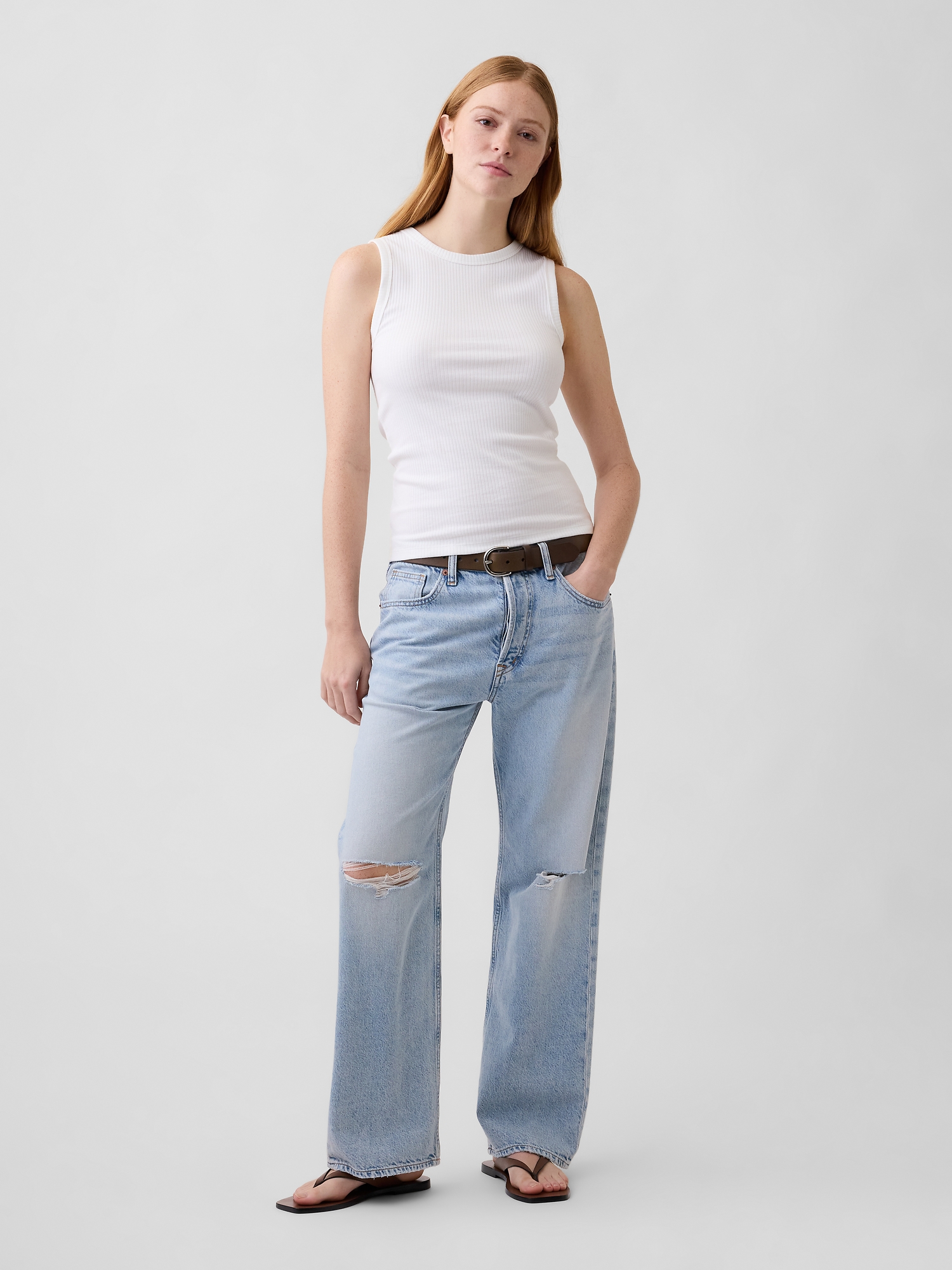 Ribbed Shell Tank | Gap Factory
