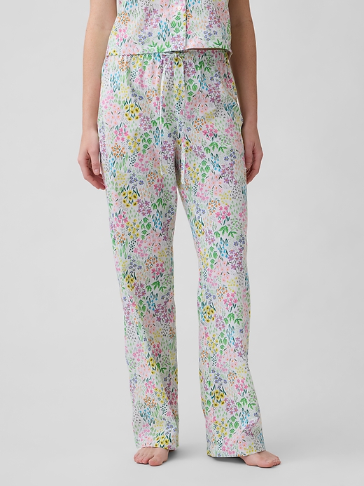 Image number 3 showing, Poplin PJ Pants