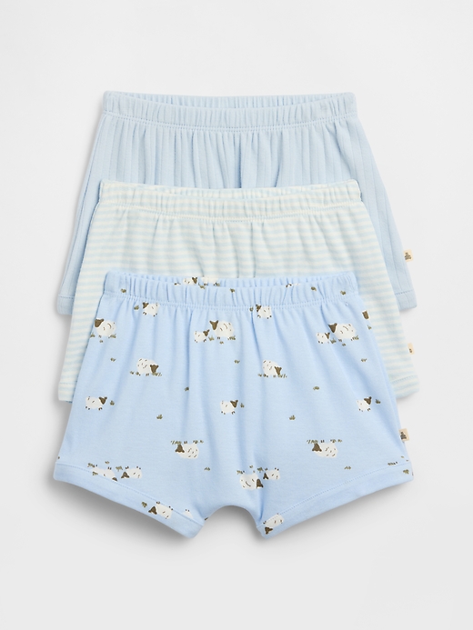 L'image numéro 1 présente Short à taille extensible pour Bébé (paquet de 3)