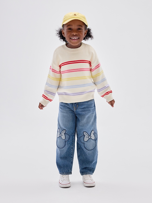 Image number 4 showing, babyGap × Disney Embroidered Horseshoe Jeans