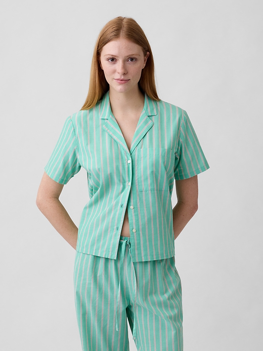 Image number 1 showing, Poplin PJ Shirt