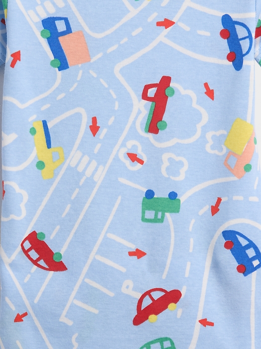 Image number 2 showing, babyGap 100% Organic Cotton Roadway PJ Set