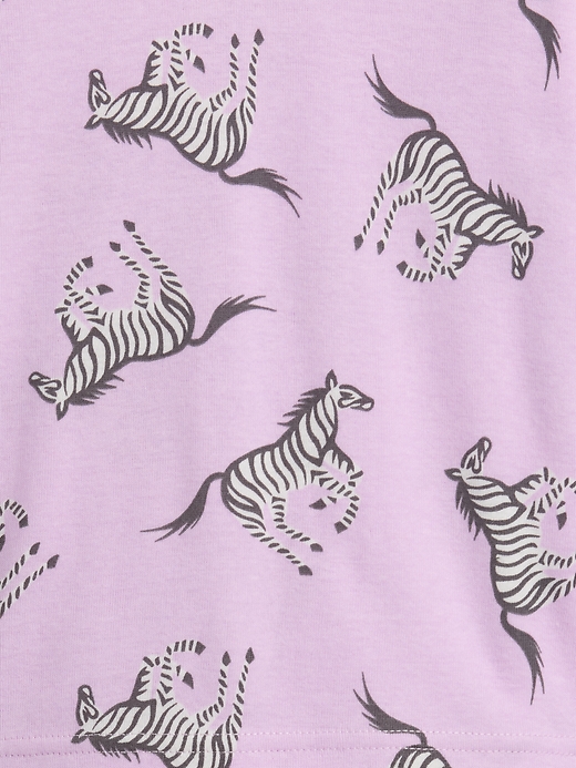 Image number 2 showing, babyGap 100% Organic Cotton Zebra PJ Set