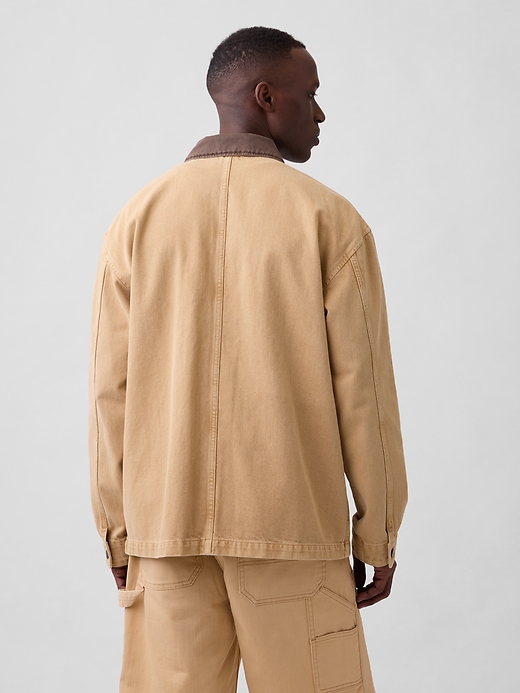 Image number 2 showing, Boxy Denim Chore Jacket