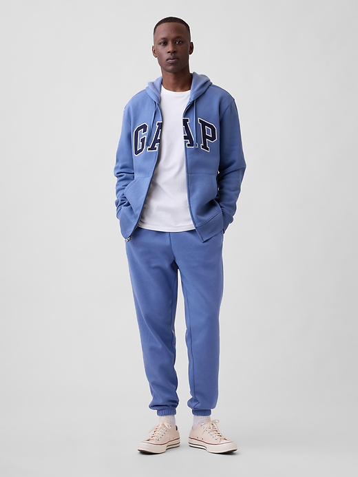 Image number 3 showing, Adult Relaxed Gap Logo Zip Hoodie