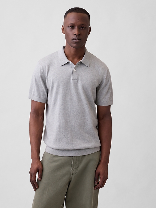 Image number 1 showing, Sweater Polo Shirt