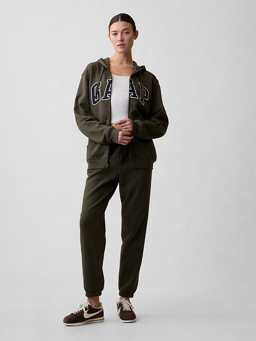 Image number 5 showing, Adult Relaxed Gap Logo Zip Hoodie