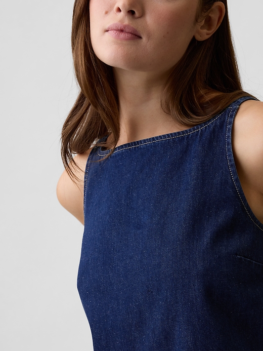 Image number 4 showing, Denim Shell Tank Top