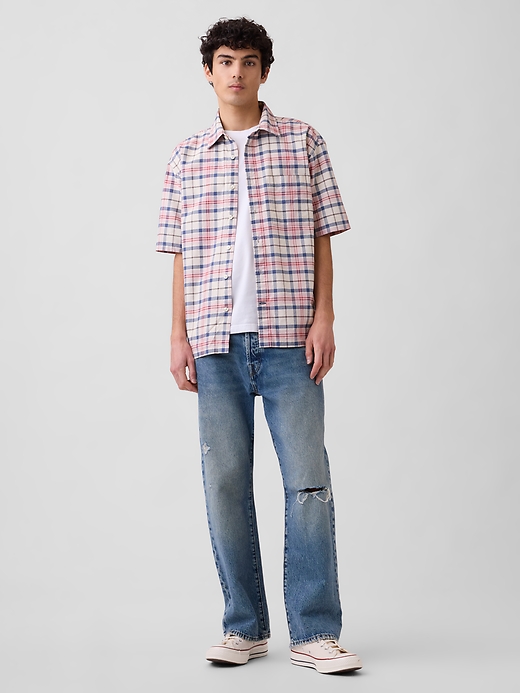 Image number 3 showing, Oxford Shirt in Boxy Fit