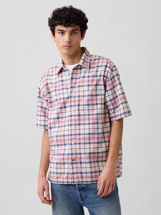 Image number 1 showing, Oxford Shirt in Boxy Fit