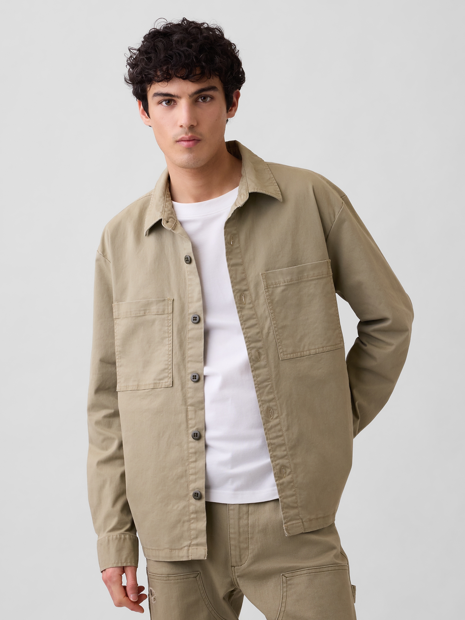 Boxy Shirt Jacket | Gap Factory