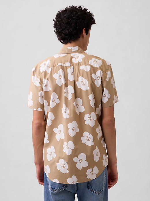 Image number 2 showing, Stretch Poplin Shirt in Standard Fit