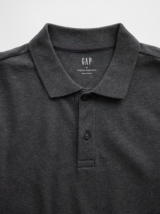 Image number 4 showing, Stretch Pique Polo Shirt