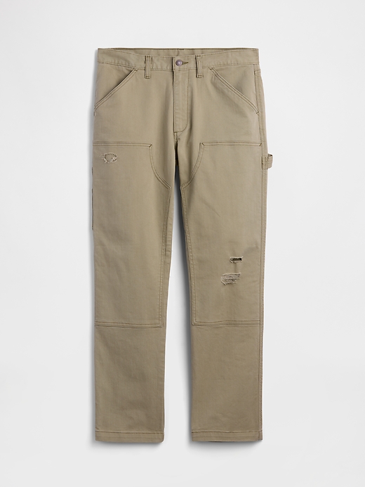 Image number 6 showing, Distressed Straight Carpenter Jeans