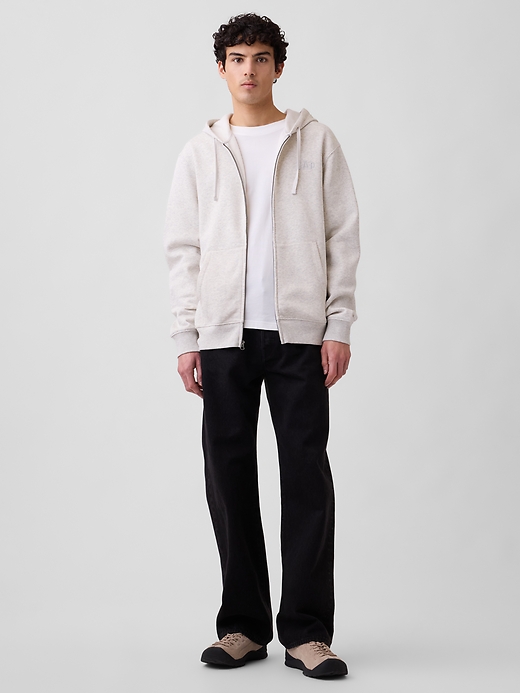 Adult Relaxed Gap Logo Zip Hoodie | Gap Factory