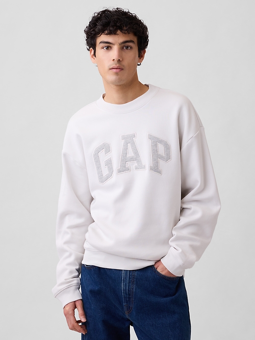 Image number 1 showing, Adult Relaxed Gap Logo Sweatshirt