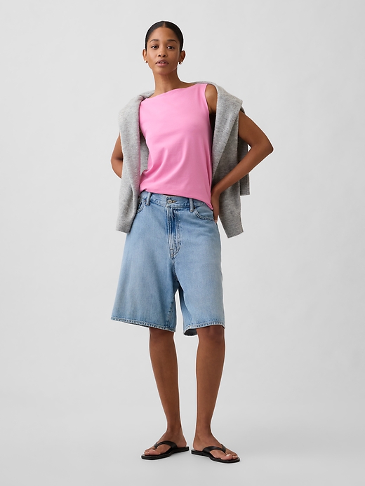 Image number 3 showing, Boatneck Tank Top