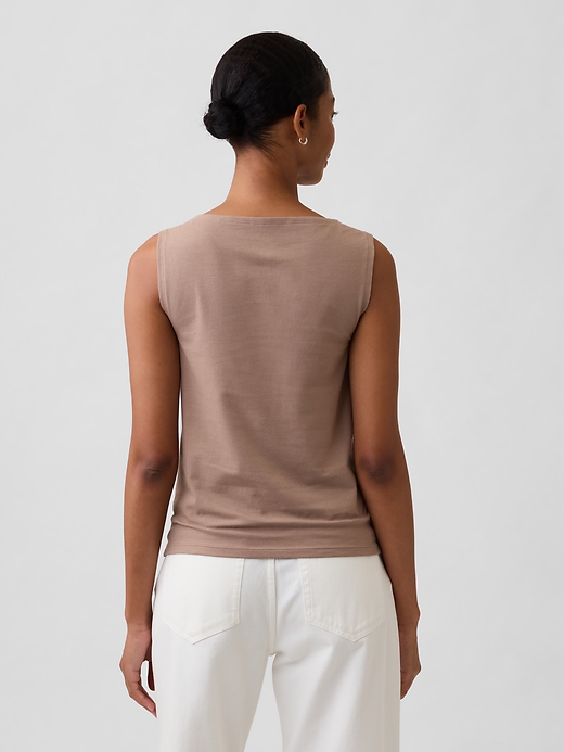 Image number 2 showing, Boatneck Tank Top
