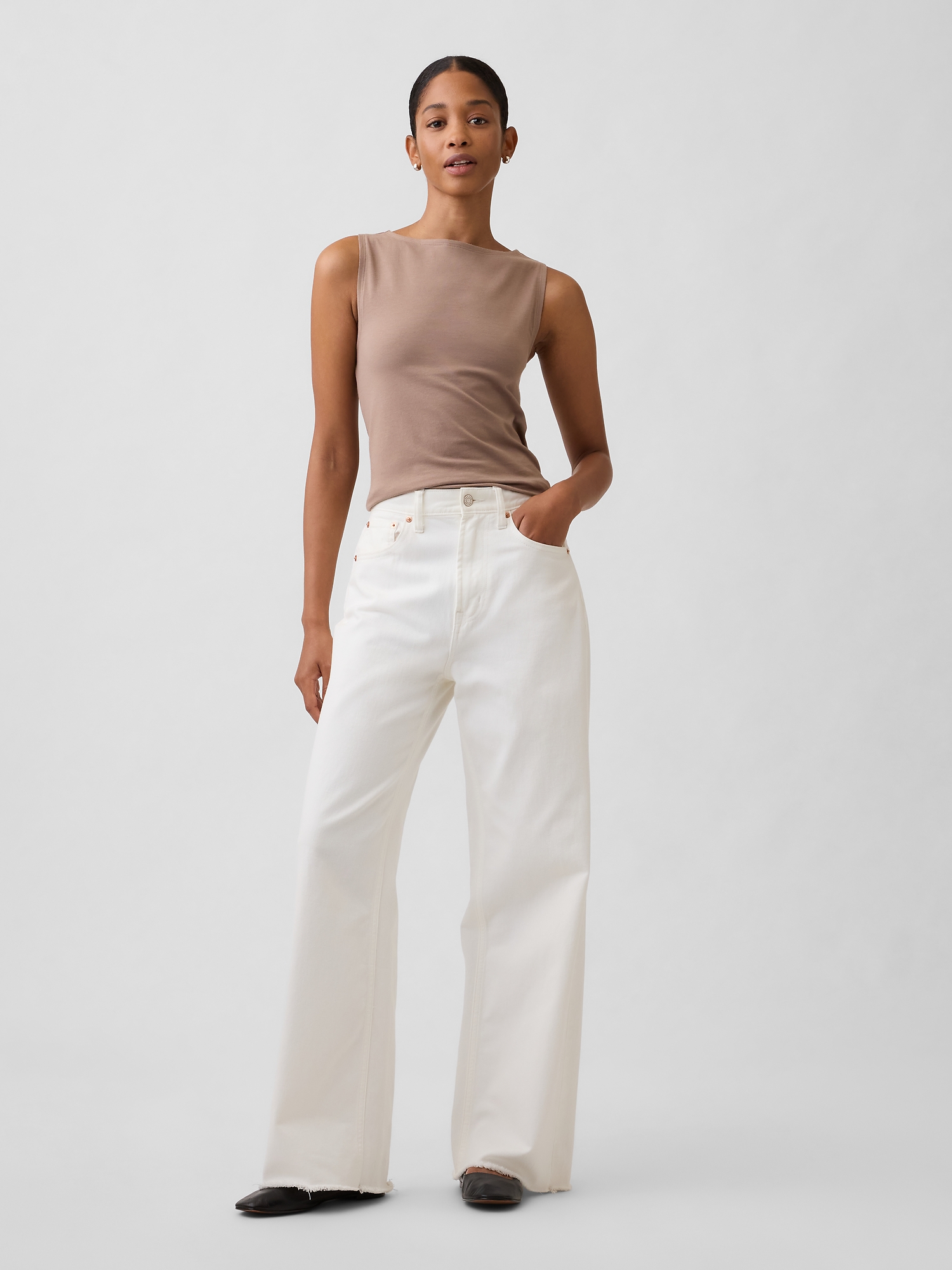 Boatneck Tank Top | Gap Factory