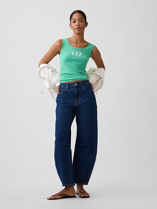 Image number 3 showing, Gap Logo Ribbed Tank Top