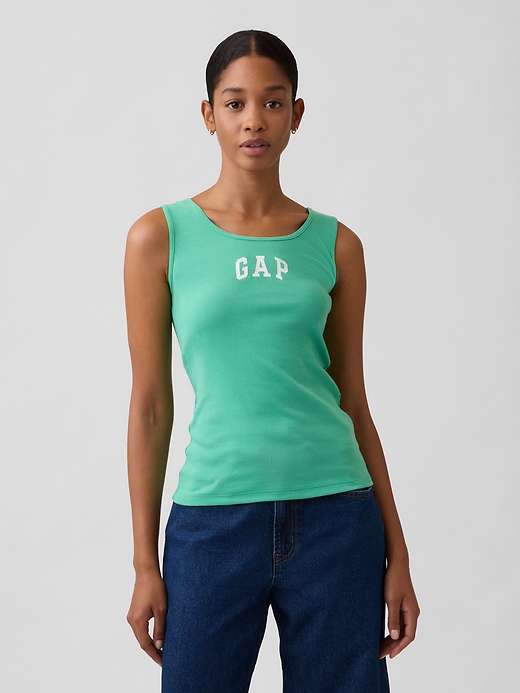Image number 1 showing, Gap Logo Ribbed Tank Top