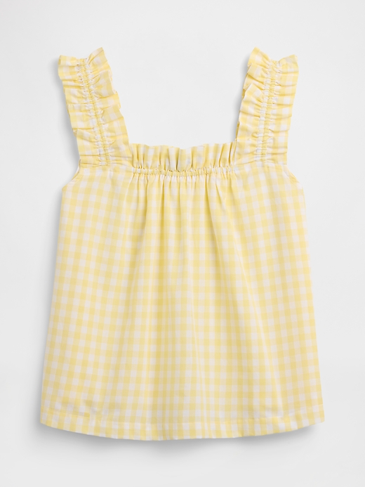 Image number 4 showing, Ruffle Poplin PJ Top