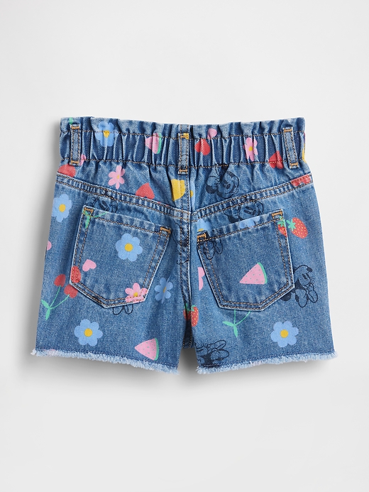 Image number 2 showing, babyGap × Disney Paperbag Mom Jean Shorts