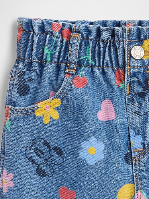 Image number 3 showing, babyGap × Disney Paperbag Mom Jean Shorts