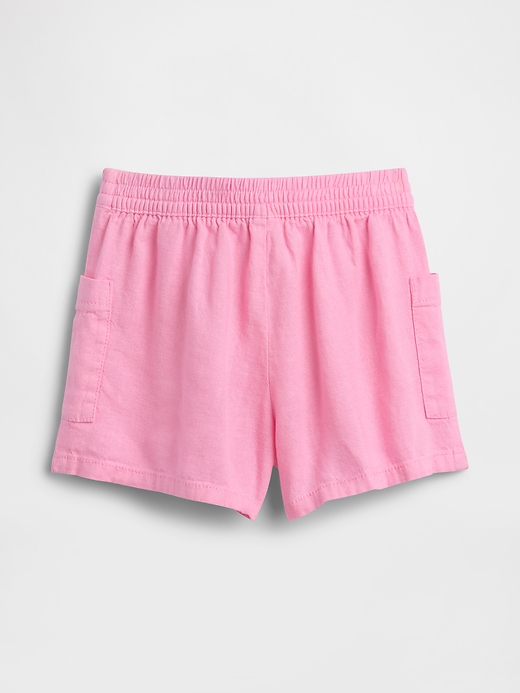 Image number 2 showing, babyGap Pull-On Linen-Blend Shorts