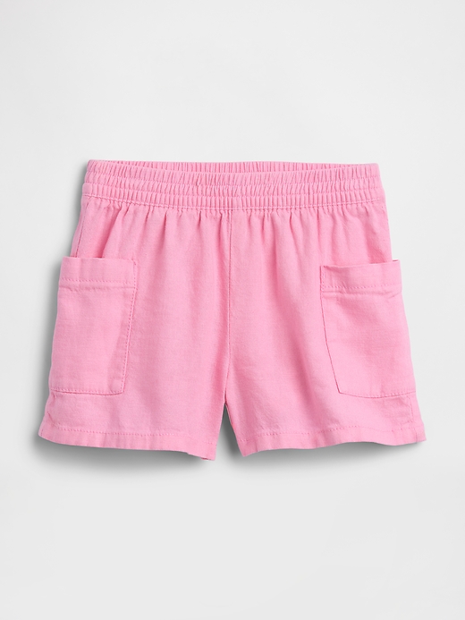 Image number 1 showing, babyGap Pull-On Linen-Blend Shorts