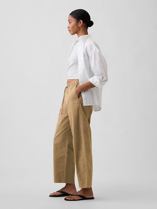 Image number 3 showing, Mid Rise Easy Barrel Khakis