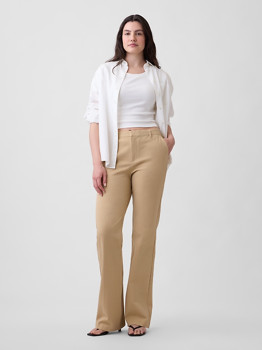 Image number 5 showing, Baby Boot Pants in Bi-Stretch