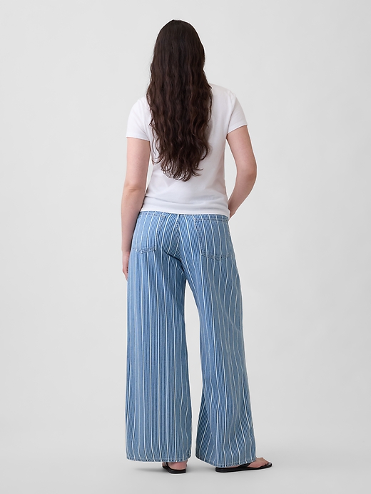 Image number 6 showing, Mid Rise Soft Wide-Leg Jeans