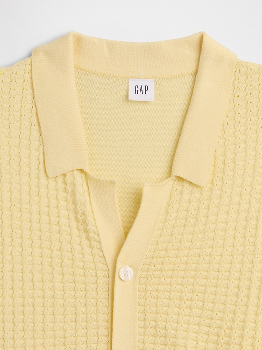Image number 4 showing, Textured Sweater Vacay Shirt