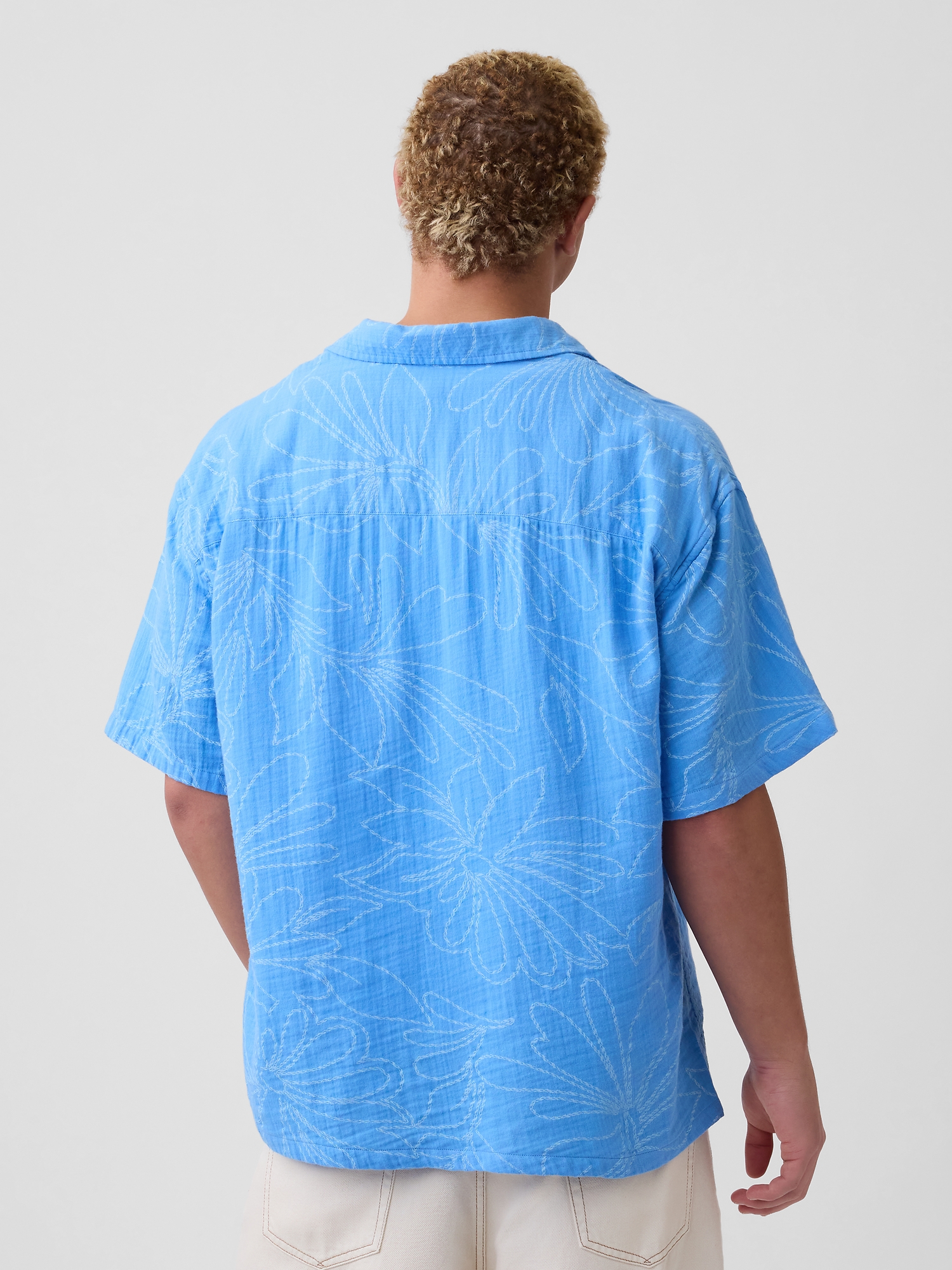 Gauze Vacay Shirt in Boxy Fit | Gap Factory