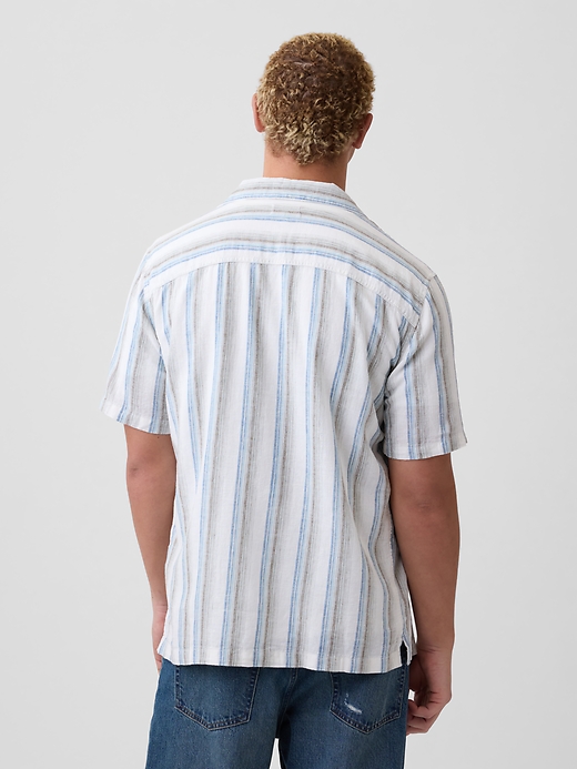 Image number 2 showing, Linen-Blend Vacay Shirt in Standard Fit
