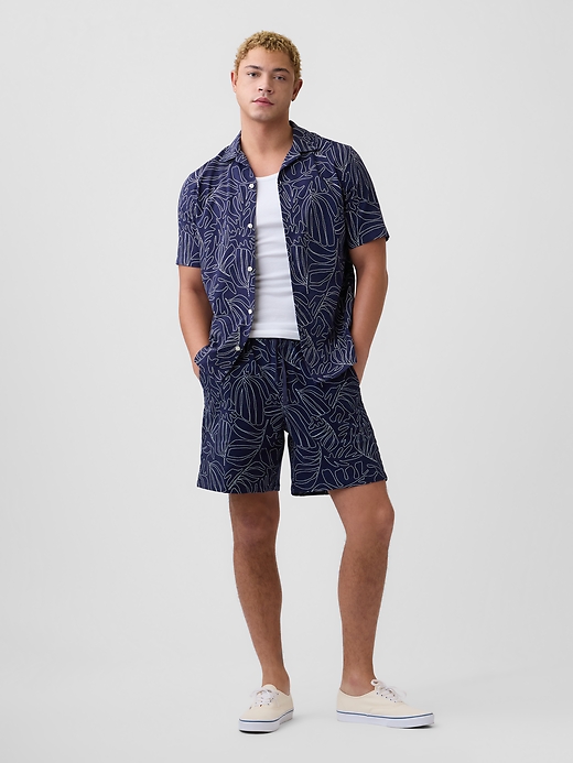 Image number 3 showing, Linen-Blend Vacay Shirt in Standard Fit