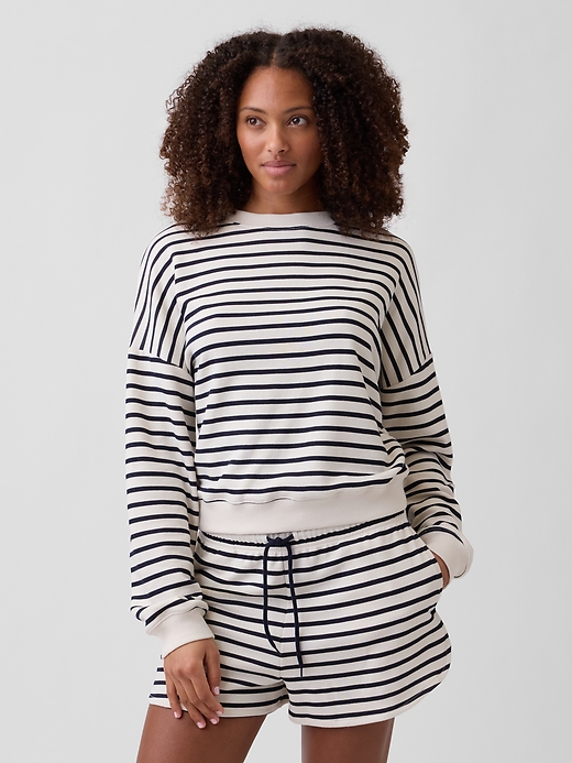 Image number 1 showing, Relaxed Wedge French Terry Sweatshirt