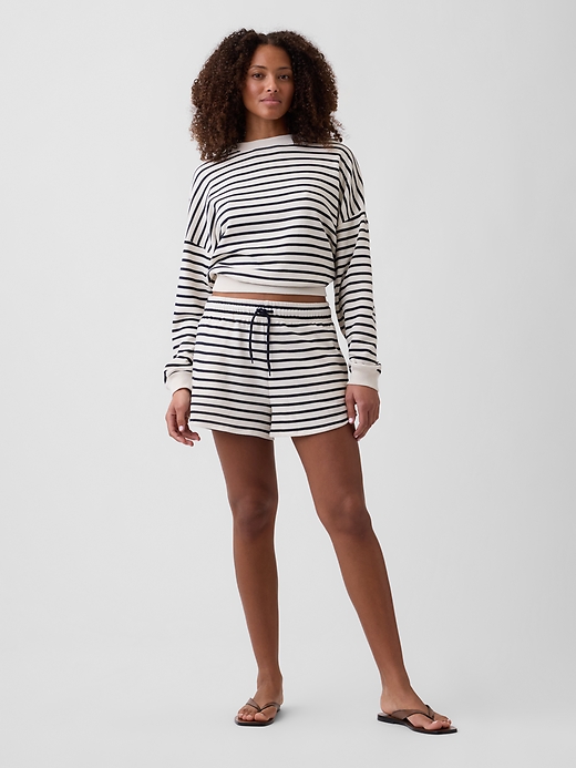 Image number 3 showing, Relaxed Wedge French Terry Sweatshirt