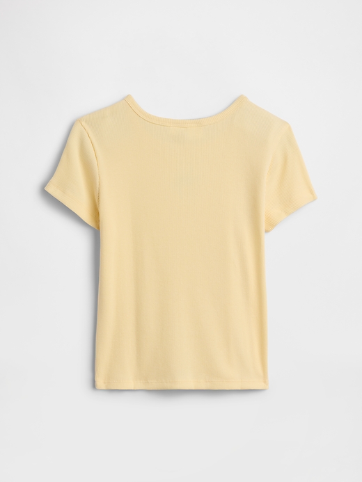 Image number 2 showing, Kids Ribbed Crewneck T-Shirt