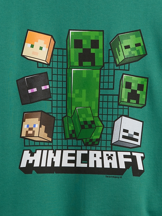 Image number 3 showing, Kids Relaxed Minecraft Graphic Sweatshirt