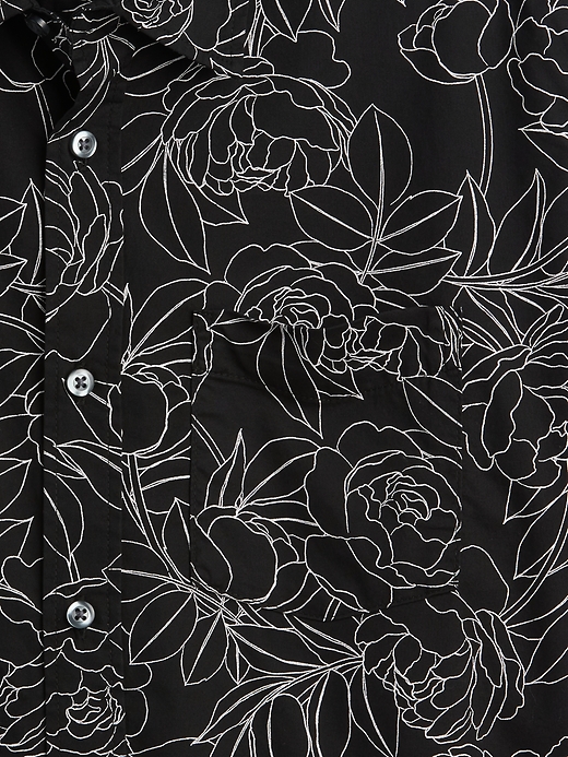 Image number 4 showing, Stretch Poplin Shirt in Standard Fit