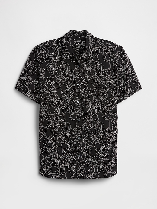 Image number 5 showing, Stretch Poplin Shirt in Standard Fit