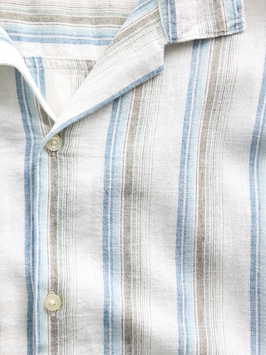 Image number 4 showing, Linen-Blend Vacay Shirt in Standard Fit