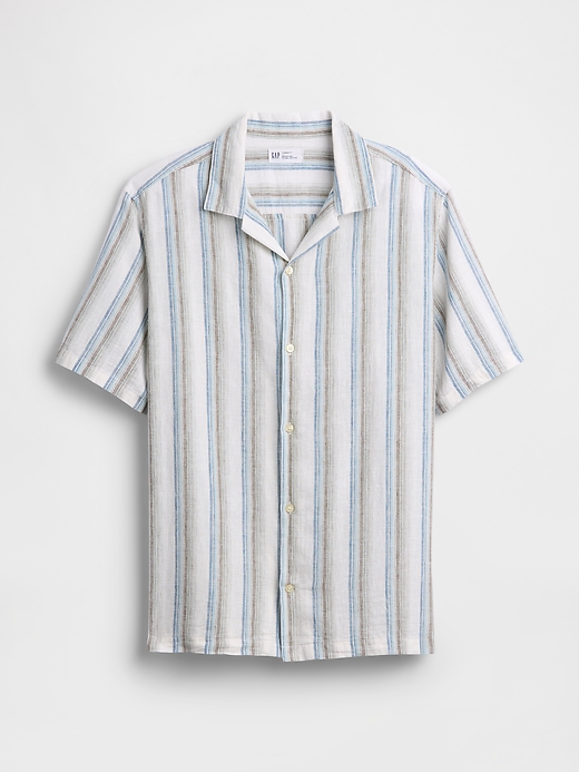 Image number 5 showing, Linen-Blend Vacay Shirt in Standard Fit