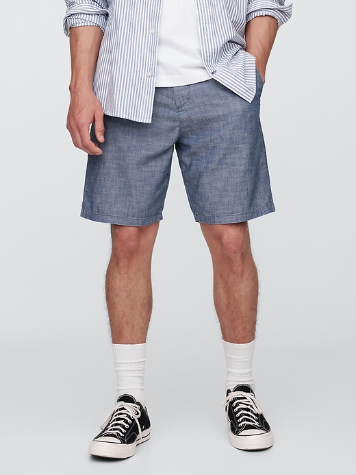 Image number 3 showing, 9" Essential Khaki Shorts