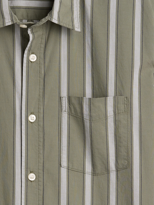 Image number 4 showing, Stretch Poplin Shirt in Standard Fit
