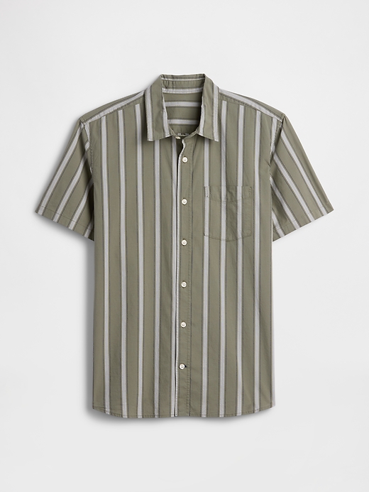 Image number 5 showing, Stretch Poplin Shirt in Standard Fit